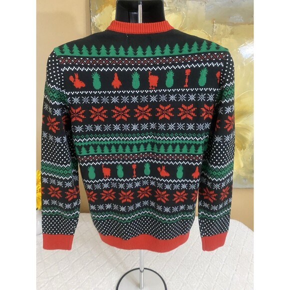 Sponge Bob Nickelodeon Patrick Christmas Theme AOP Ugly Sweater Size Small - Picture 7 of 14